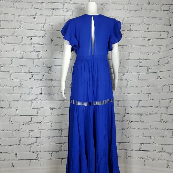 Cleobella Amery Maxi Dress in Blue - Picture 5 of 12
